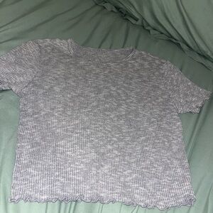 Light grey AE cropped top